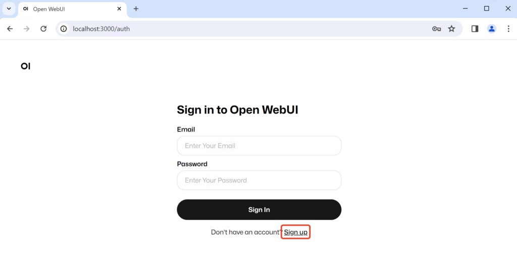 sign-into-openui
